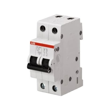 BREAKER RIEL ABB de 2 POLOS 2X2 SH202-C2 2CDS212001R0024