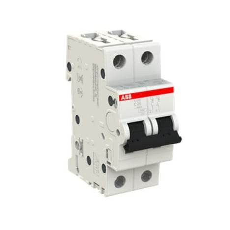 BREAKER RIEL ABB de 2 POLOS 2X25A S202-C25 2CDS252001R0254