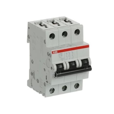 BREAKER RIEL ABB de 3 POLOS 3X10A S203-C10 2CDS253001R0104