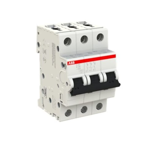 BREAKER RIEL ABB de 3 POLOS 3X25A S203-C25 2CDS253001R0254
