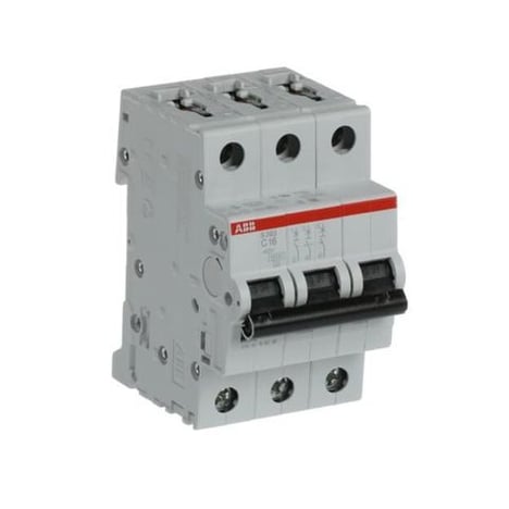 BREAKER RIEL ABB de 3 POLOS 3x16A S203-C16 2CDS253001R0164
