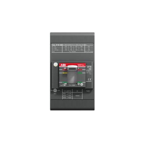 Interruptor ABB XT1H 1SDA067453R1 160 TMD 125-1250 3p F F
