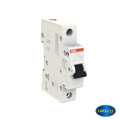Breaker Riel Monopolar 1 X 6A ABB