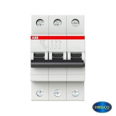 Breaker Riel Tripolar 3 X 6A ABB