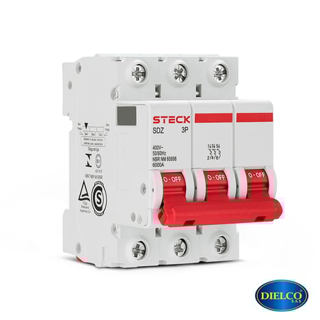 Breaker Riel 3 Polos X 40 Amperios 6Ka STECK