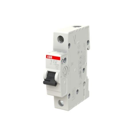 BREAKER RIEL ABB de 1 POLO 1X25 SH201-C25 2CDS211001R0254 
