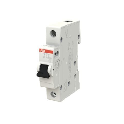  BREAKER RIEL ABB de 1 POLO 1X40 SH201-C40 2CDS211001R0404 