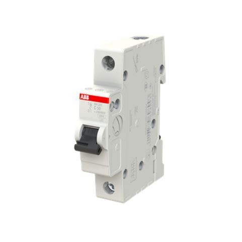  BREAKER RIEL ABB de 1 POLO 1X50 SH201-C50 2CDS211001R0504 