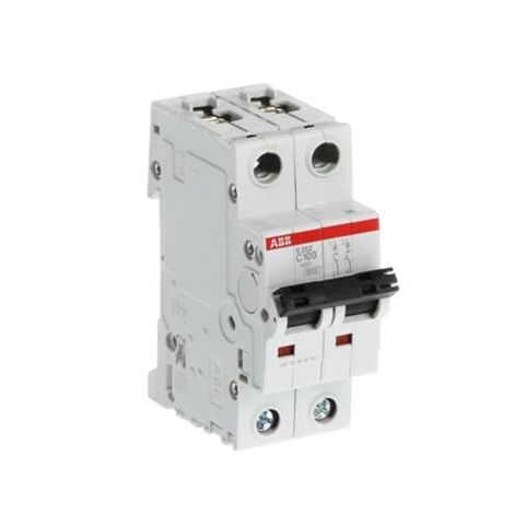  BREAKER RIEL ABB de 2 POLOS 2X100A S202-C100 2CDS252001R0824 
