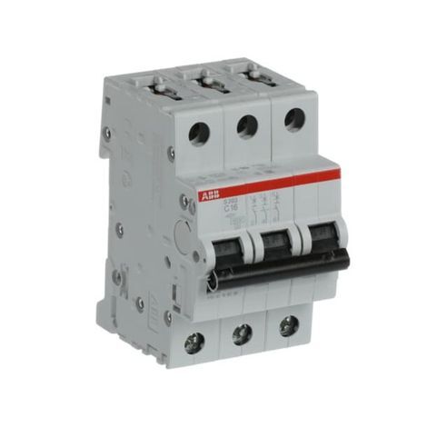  BREAKER RIEL ABB de 3 POLOS 3x16A S203-C16 2CDS253001R0164 