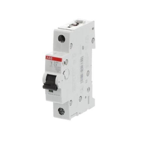  BREAKER RIEL ABB de 1 POLO 4A S201-C4 2CDS251001R0044 