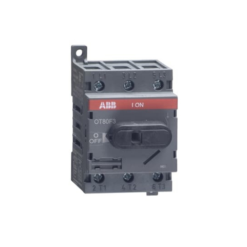  Interruptor de desconexión OT80F3 80A/80/65A-440V ABB  1SCA105798R1001 