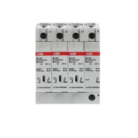 Protector contra sobretensión ABB OVR T2 2CTB815708R2000 3N 80-275s P QS 